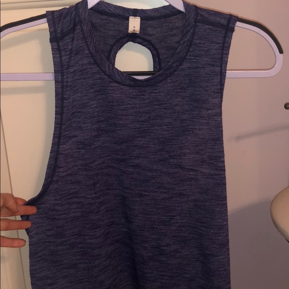 Lululemon open/cross back tank top